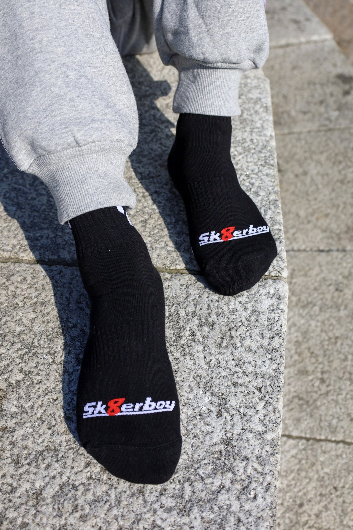 Sk8erboy® PUPPY Short Crew Socks black