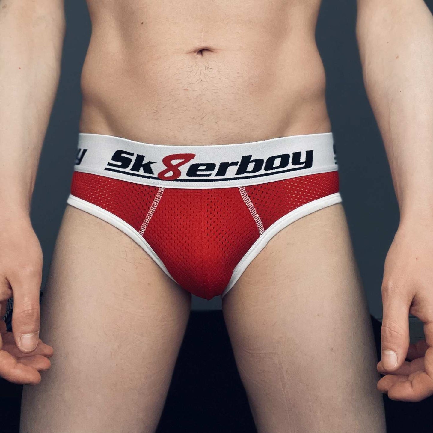 Sk8erboy® Mesh Backless Brief rot